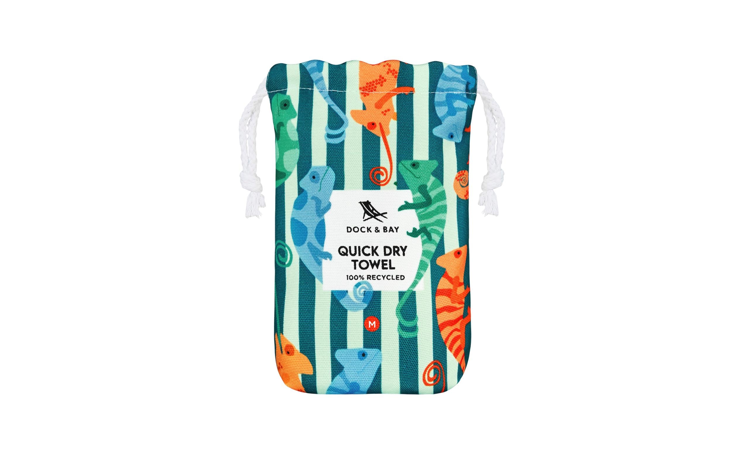 Dock & Bay Strandtuch Karma Chameleon 130 cm x 70 cm, Mehrfarbig