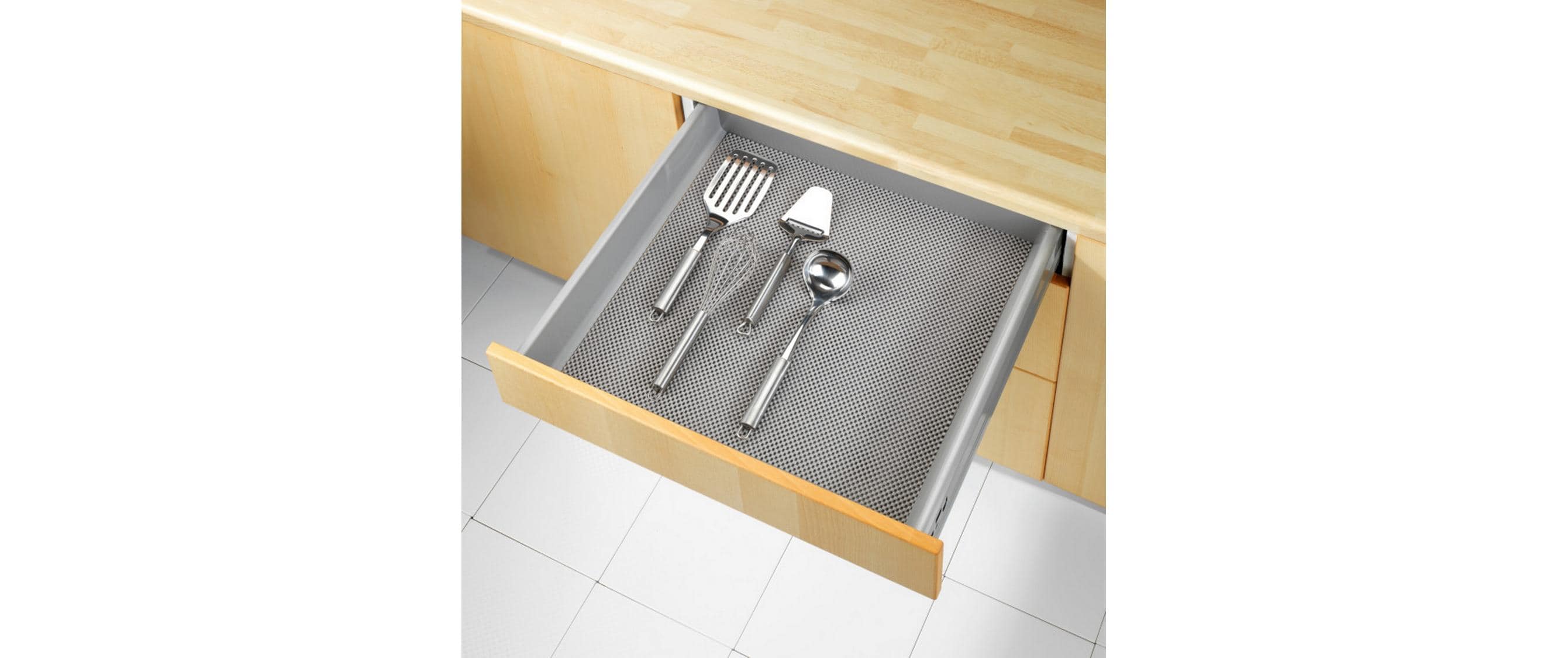 Wenko Anti-Rutsch-Matte Grau 150 cm x 50 cm