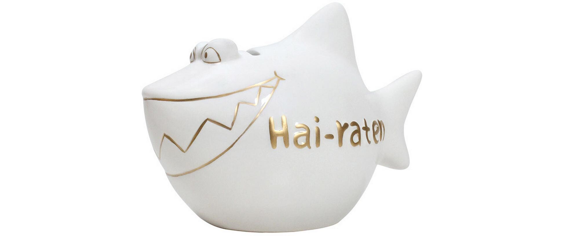 G. Wurm Spardose Hai-raten 12.5 x 9 x 9 cm