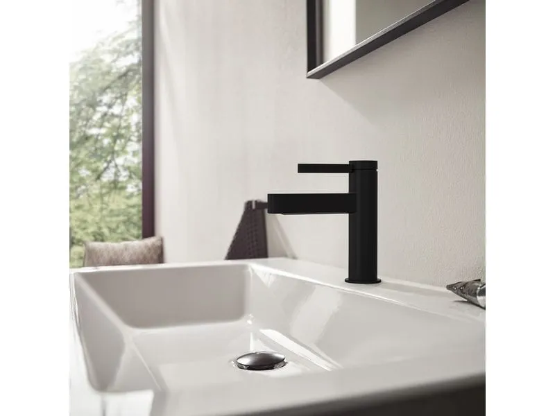 hansgrohe Ablaufgarnitur Push-Open Messing Mattschwarz