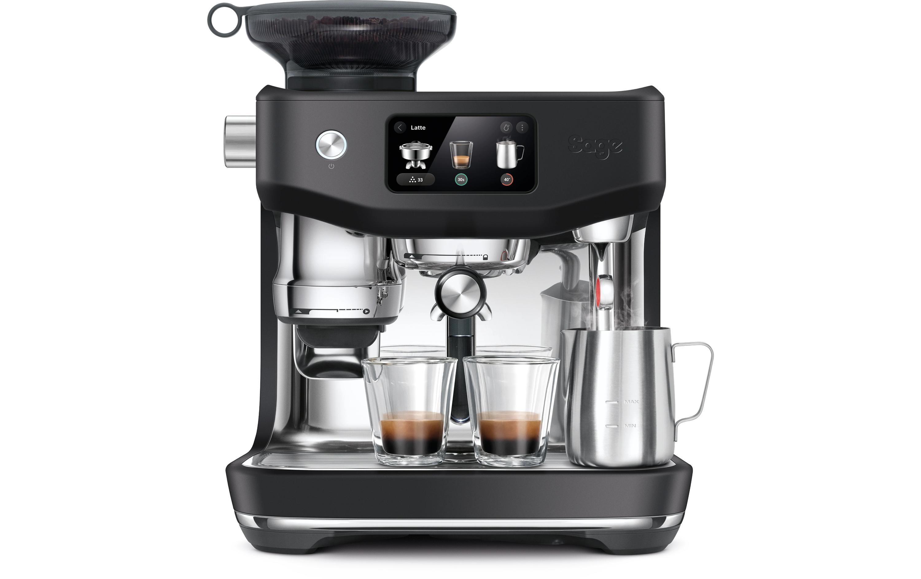 Sage Siebträgermaschine Oracle Jet SES985 Trüffelschwarz