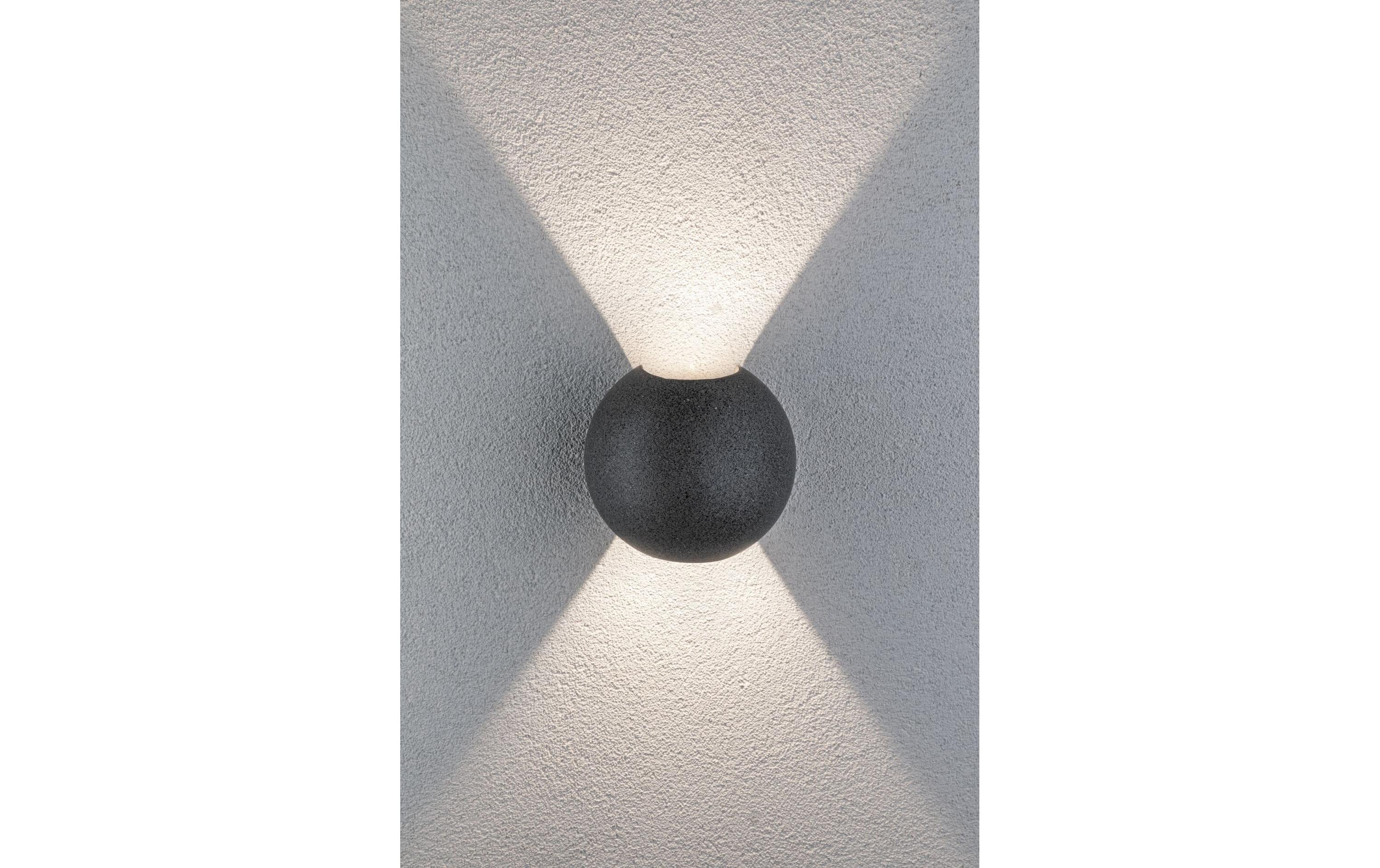 Paulmann Wandleuchte Concrea 230 V Schwarzer Sandstein Beton