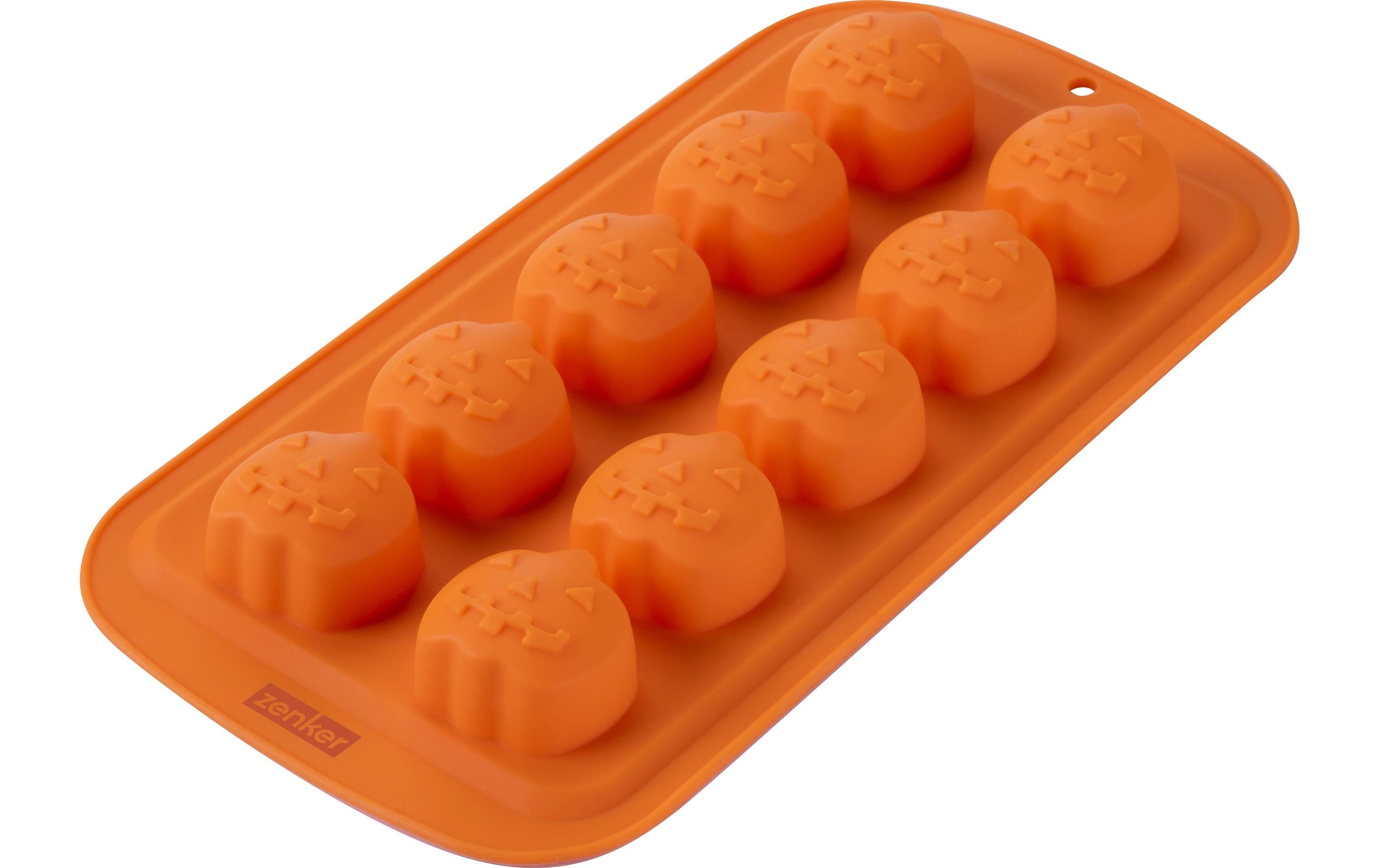 Zenker Backform Happy Halloween Kürbis 1 Stück, Orange