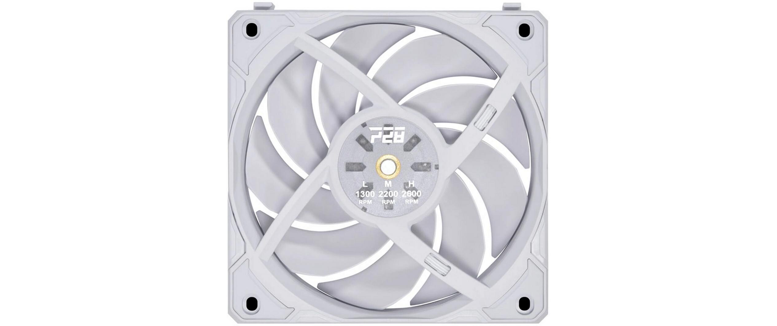 Lian Li PC-Lüfter Uni Fan P28 3er Pack - 120 mm, Weiss