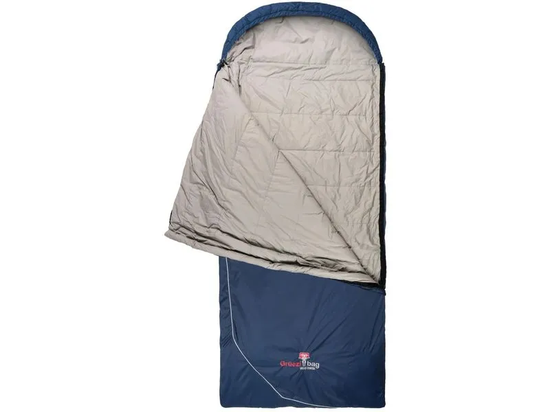 Grüezi Bag Schlafsack Wolle Camp Comf XXL 4 °C L 190 cm, Blau Grüezi Bag Schlafsack Wolle Camp Comf XXL 4 °C L 190 cm, Blau