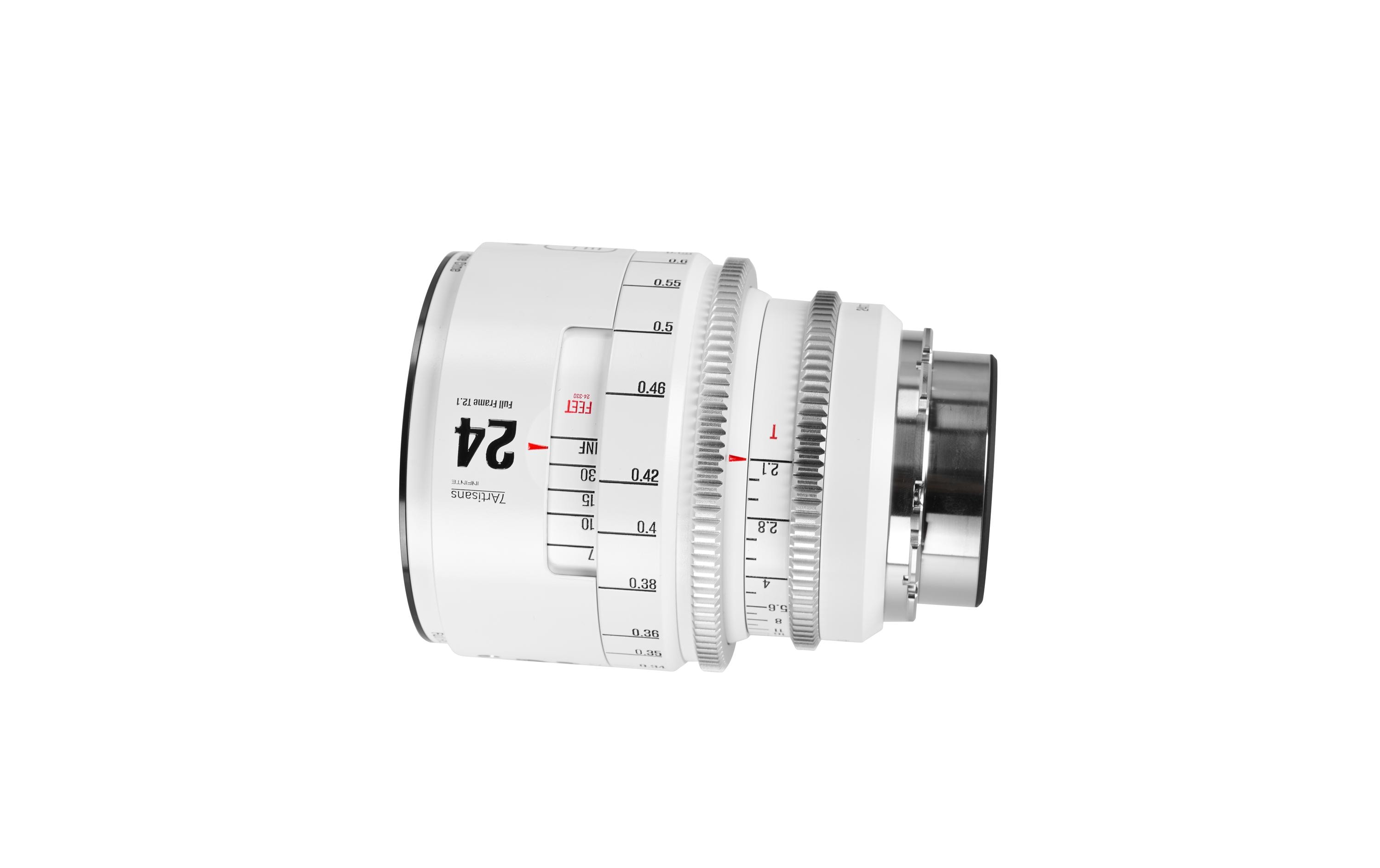 7Artisans Festbrennweite 24mm T/2.1 INFINTE Weiss – Arri PL