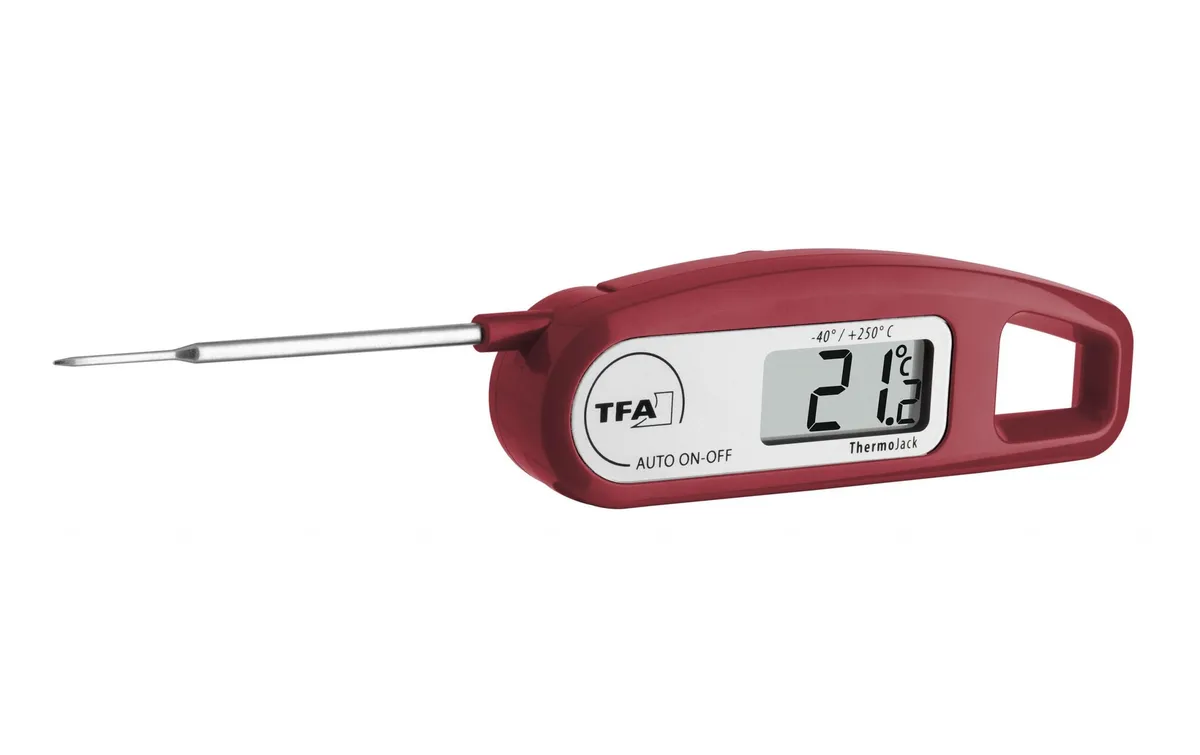 TFA Dostmann Einstichthermometer THERMO JACK, Bordeaux TFA Dostmann Einstichthermometer THERMO JACK, Bordeaux