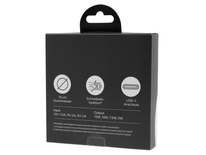 onit Wireless Charger 15 W Schwarz