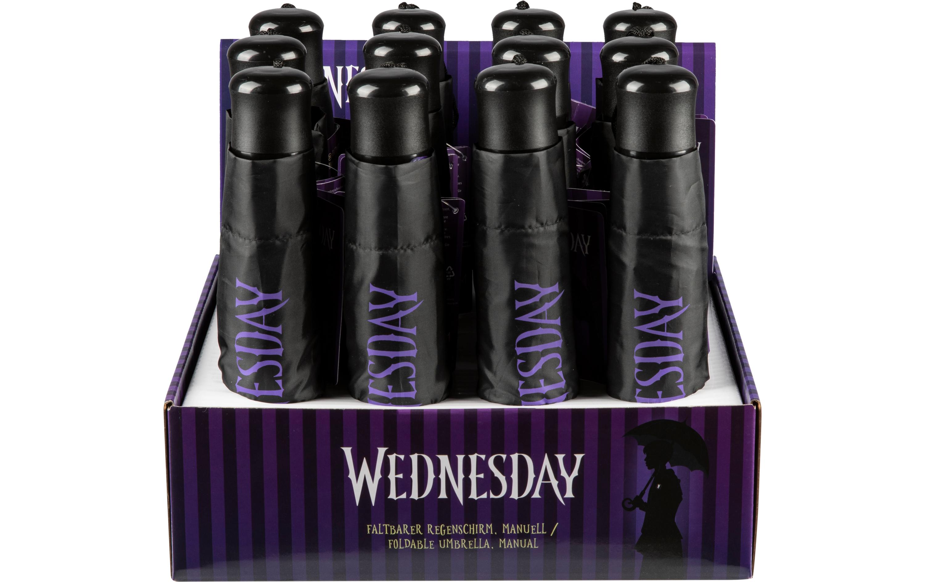 Undercover Regenschirm Knirps Wednesday