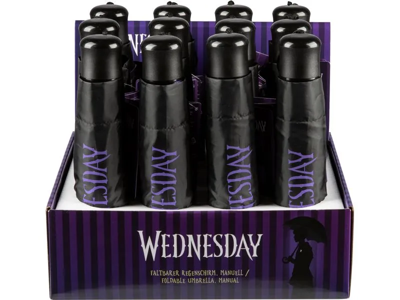 Undercover Regenschirm Knirps Wednesday