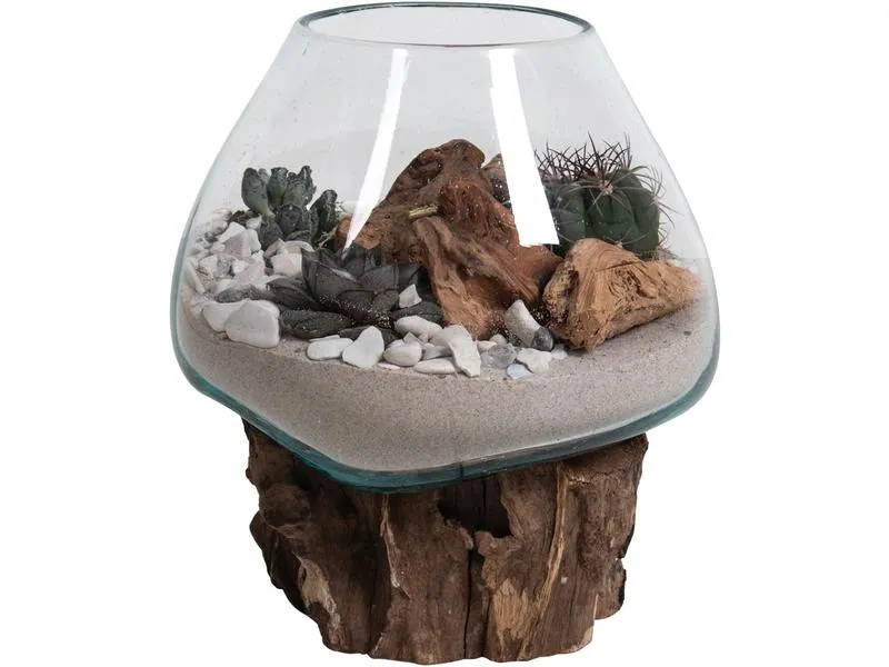 House Nordic Dekoschale San Marino 25 x 18 x 15 cm, 1 Stück, Nature House Nordic Dekoschale San Marino 25 x 18 x 15 cm, 1 Stück, Nature
