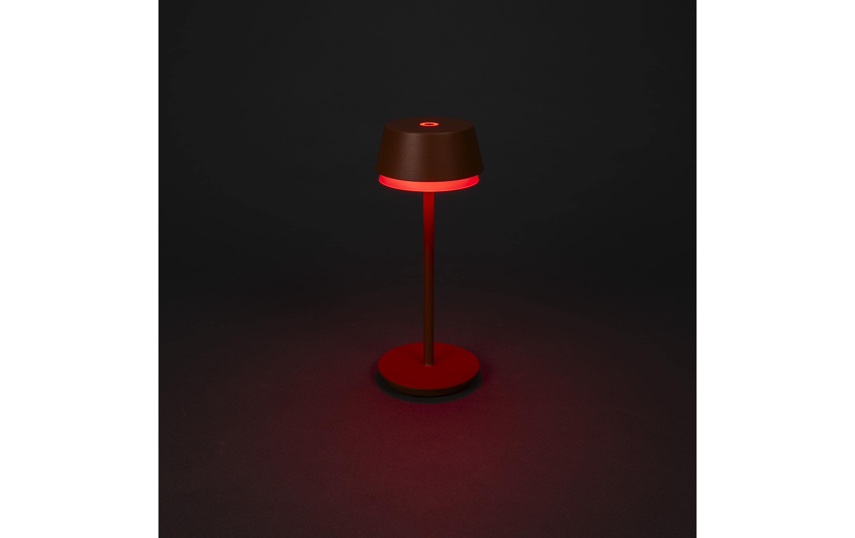 Konstsmide USB-Tischleuchte Lyon Terracotta, 2700-4000 K / RGB dimmbar