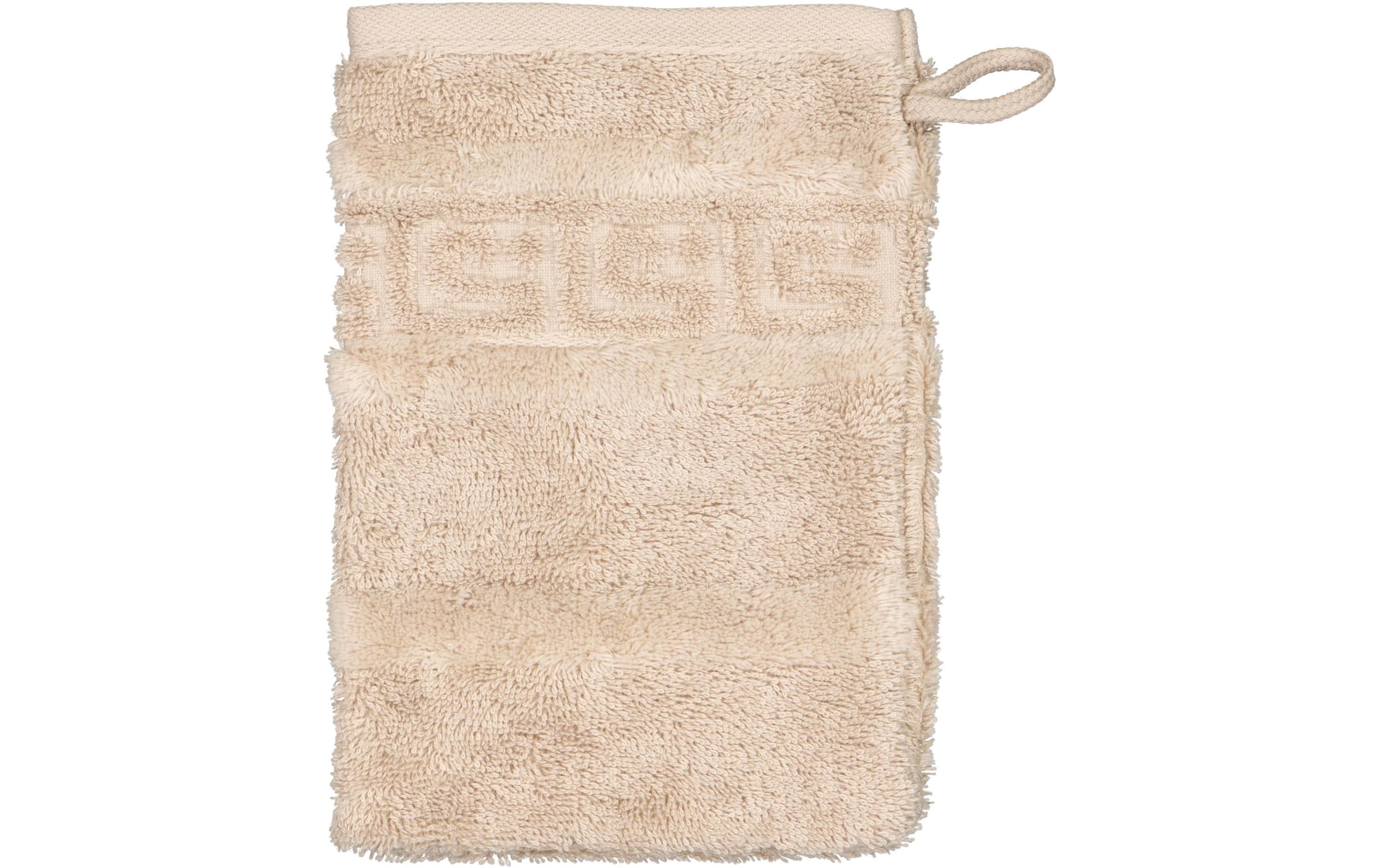 Cawö Waschhandschuh Noblesse 16 x 22 cm, Beige