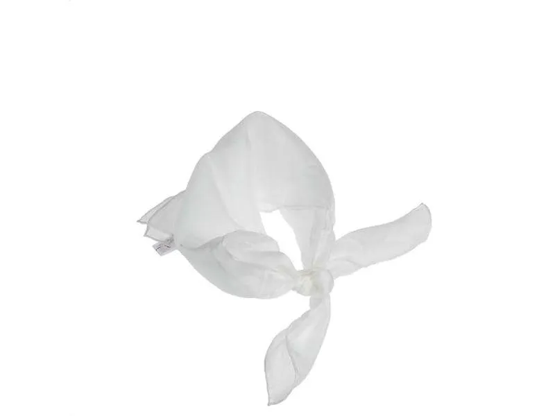 Creativ Company Seidentuch 55 x 55 cm Weiss