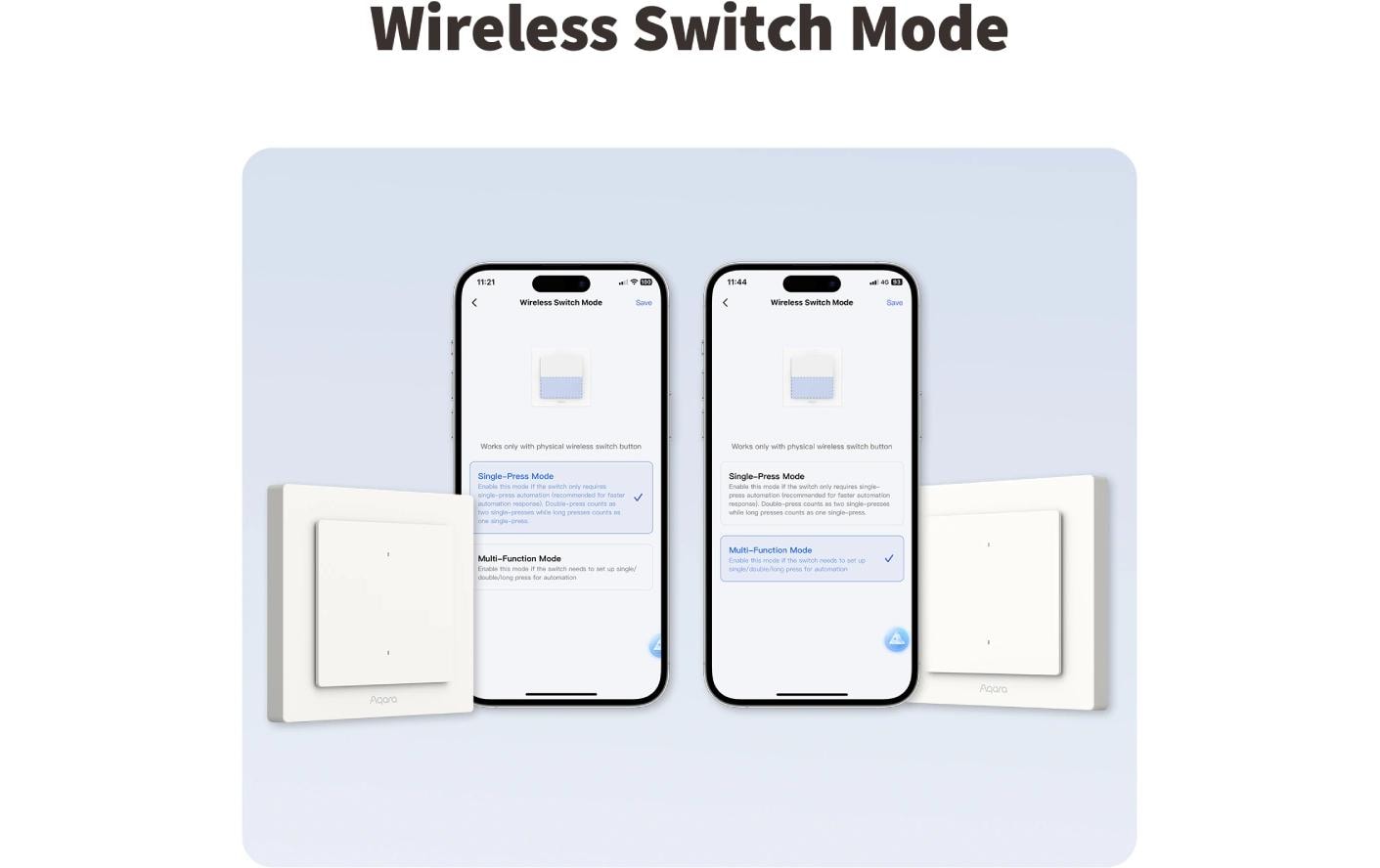 Aqara Lichtschalter H2 EU Weiss