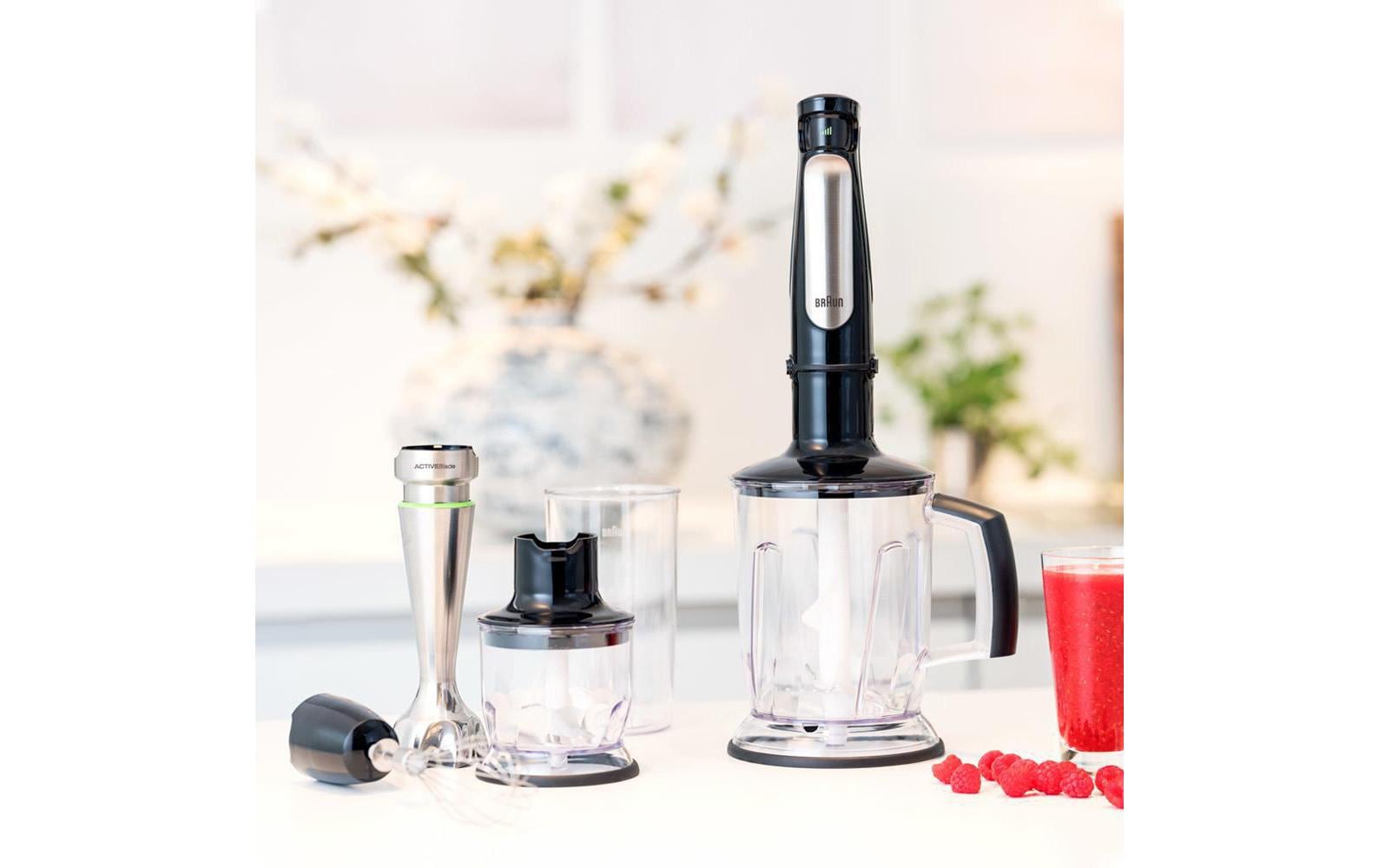 Braun Stabmixer MultiQuick 7 MQ7045X Silber/Schwarz