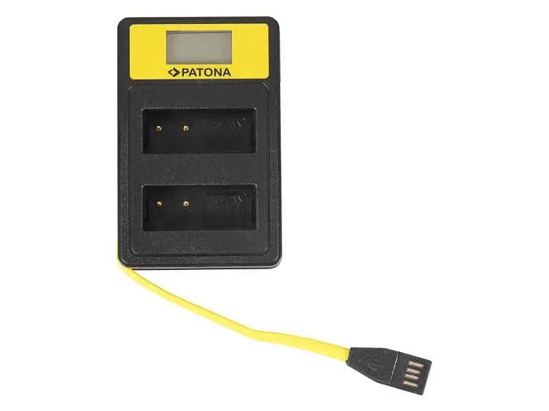 Patona Ladegerät Smart Dual LCD USB Panasonic DMW-BLG10 Patona Ladegerät Smart Dual LCD USB Panasonic DMW-BLG10