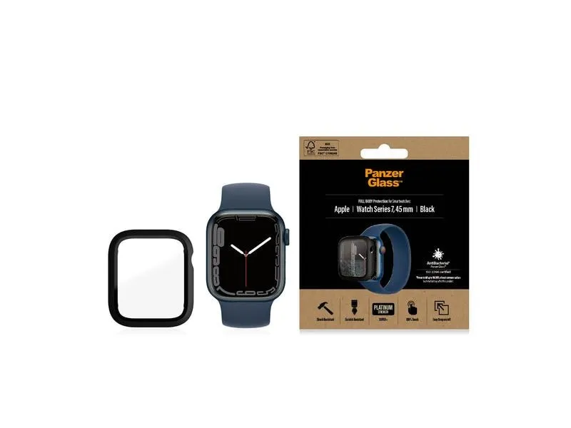 Panzerglass Displayschutz Full Body Apple Watch 7/8 (45 mm) Panzerglass Displayschutz Full Body Apple Watch 7/8 (45 mm)