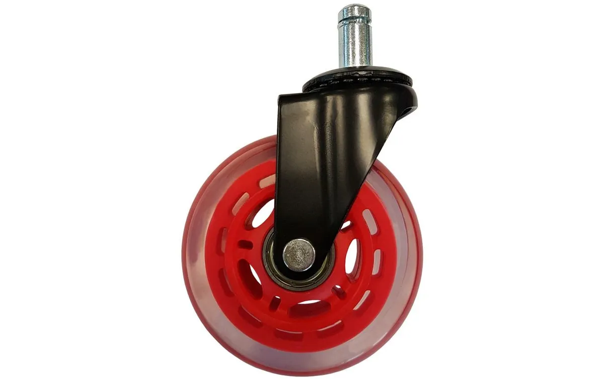 LC-Power Gaming Stuhlrollen 5er Set Rot LC-Power Gaming Stuhlrollen 5er Set Rot