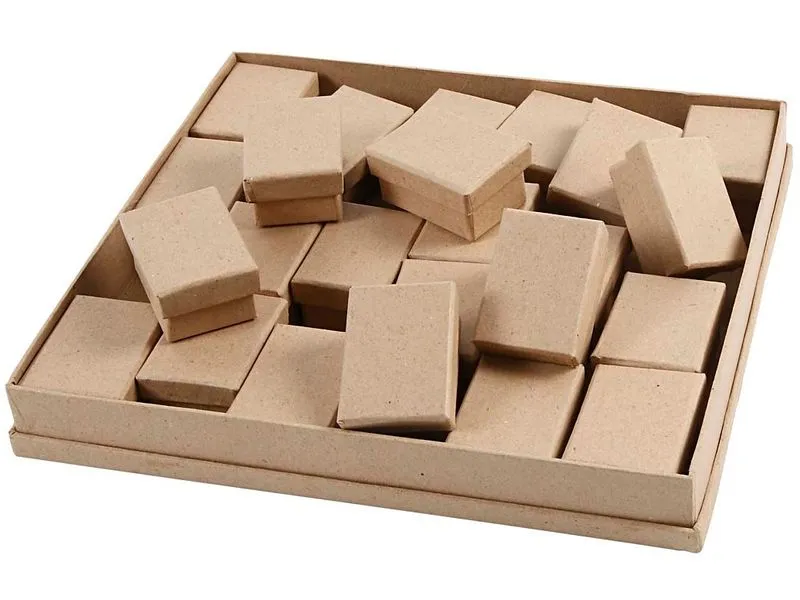 Creativ Company Papp-Schachtel 5 x 7 x 3.5 cm, 24 Stück
