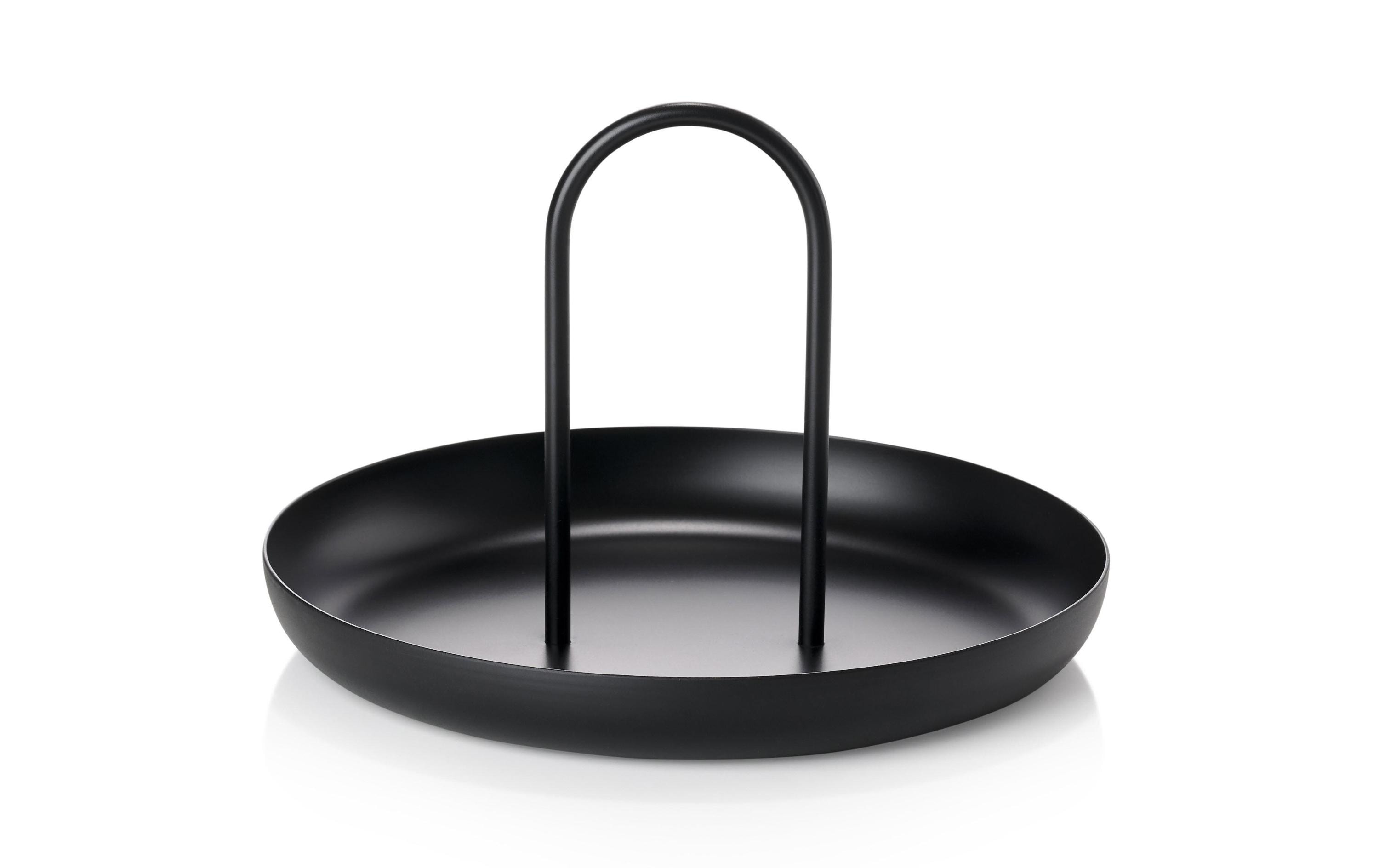 Zone Denmark Serviertablett Single 20 cm, Schwarz