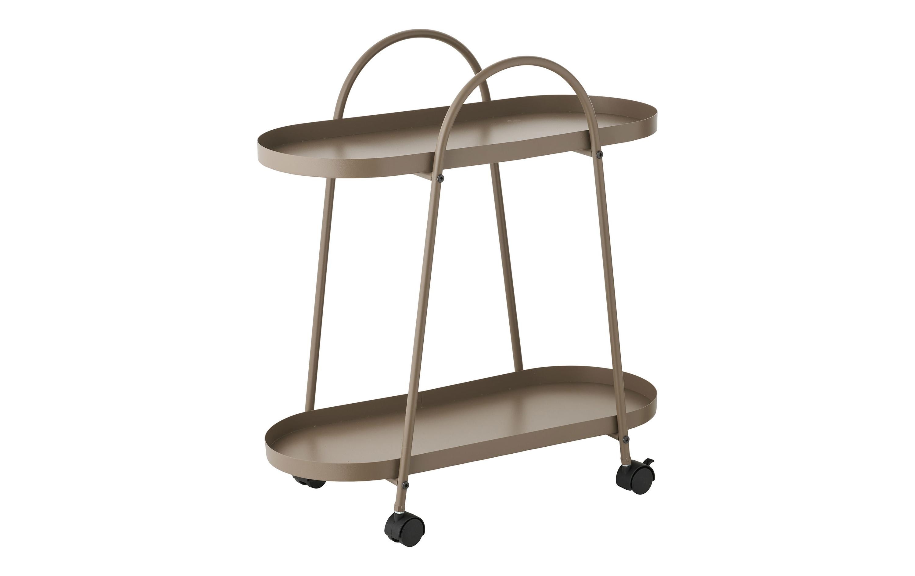 House Nordic Servierwagen Empoli 60 x 27.5 x 64 cm, Braun