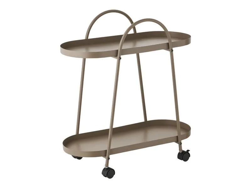 House Nordic Servierwagen Empoli 60 x 27.5 x 64 cm, Braun