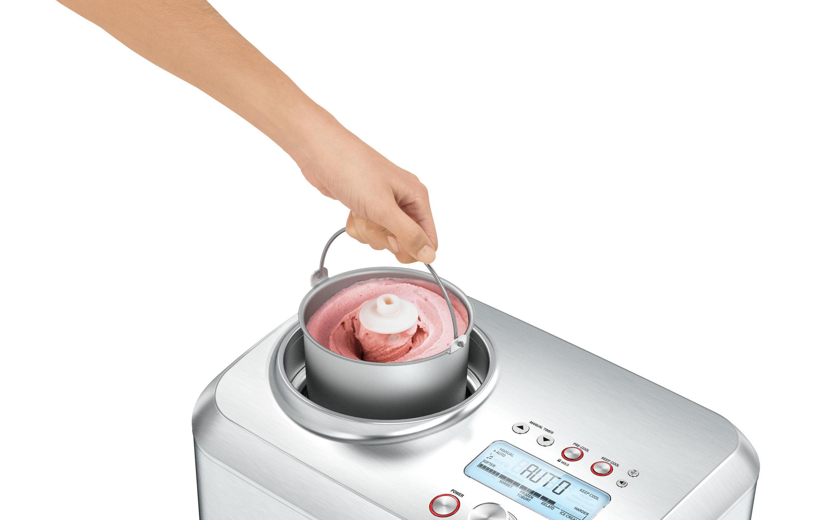 Sage Glacemaschine Smart Scoop 1 l, Silber