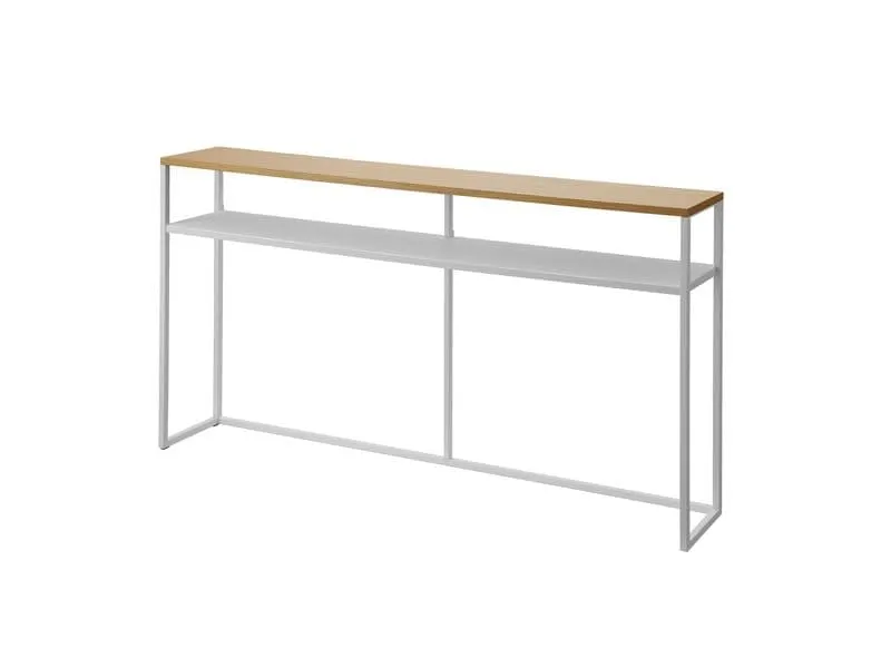 Yamazaki Konsolentisch TOWER 126 x 65 cm, Weiss Yamazaki Konsolentisch TOWER 126 x 65 cm, Weiss