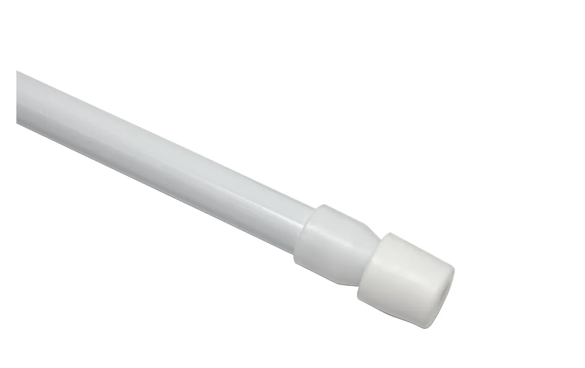 Gardinia Klemmstange 45-65 cm, Ø 8 mm Weiss, 2 Stück Gardinia Klemmstange 45-65 cm, Ø 8 mm Weiss, 2 Stück