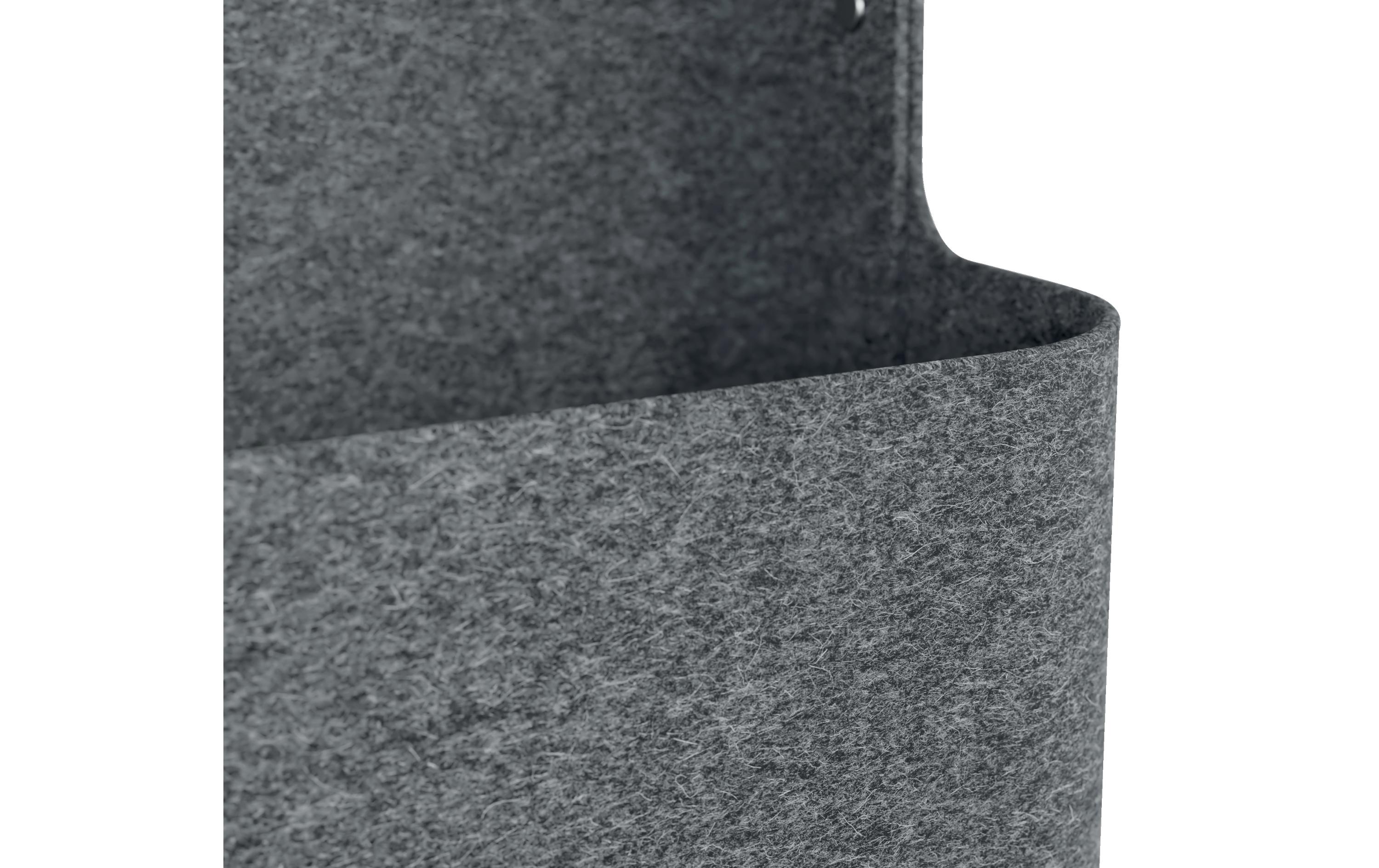 Leitz Ergo Schreibtisch-Organizer aus Filz, Dunkelgrau