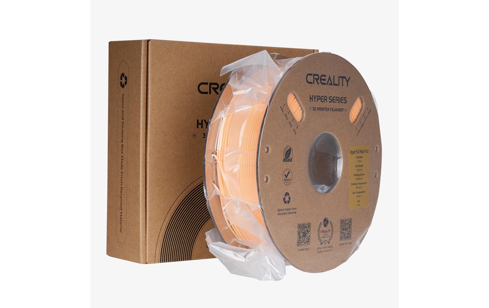 Creality Filament PLA Hyper, Peach, 1.75 mm, 1 kg Creality Filament PLA Hyper, Peach, 1.75 mm, 1 kg