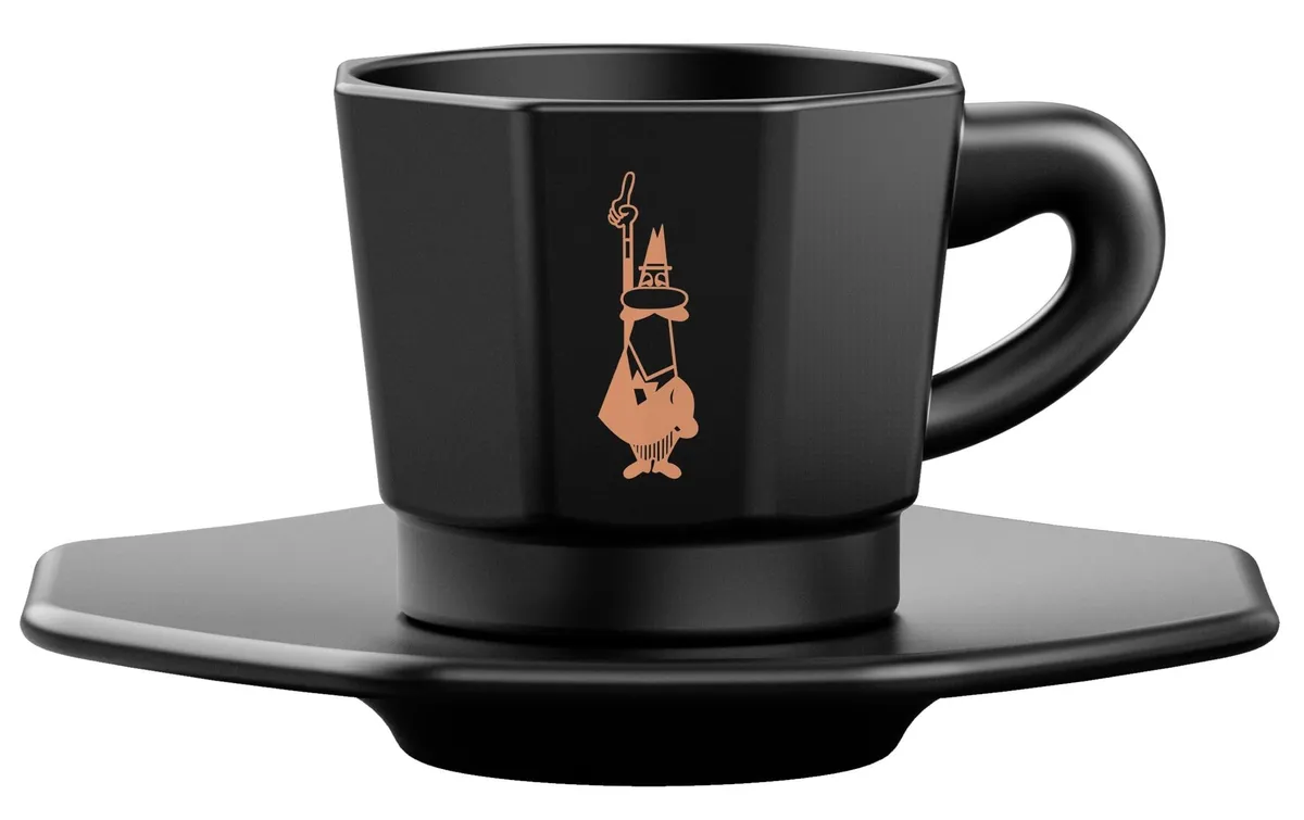 Bialetti Espressotasse 80 ml, 4 Stück, Schwarz Bialetti Espressotasse 80 ml, 4 Stück, Schwarz