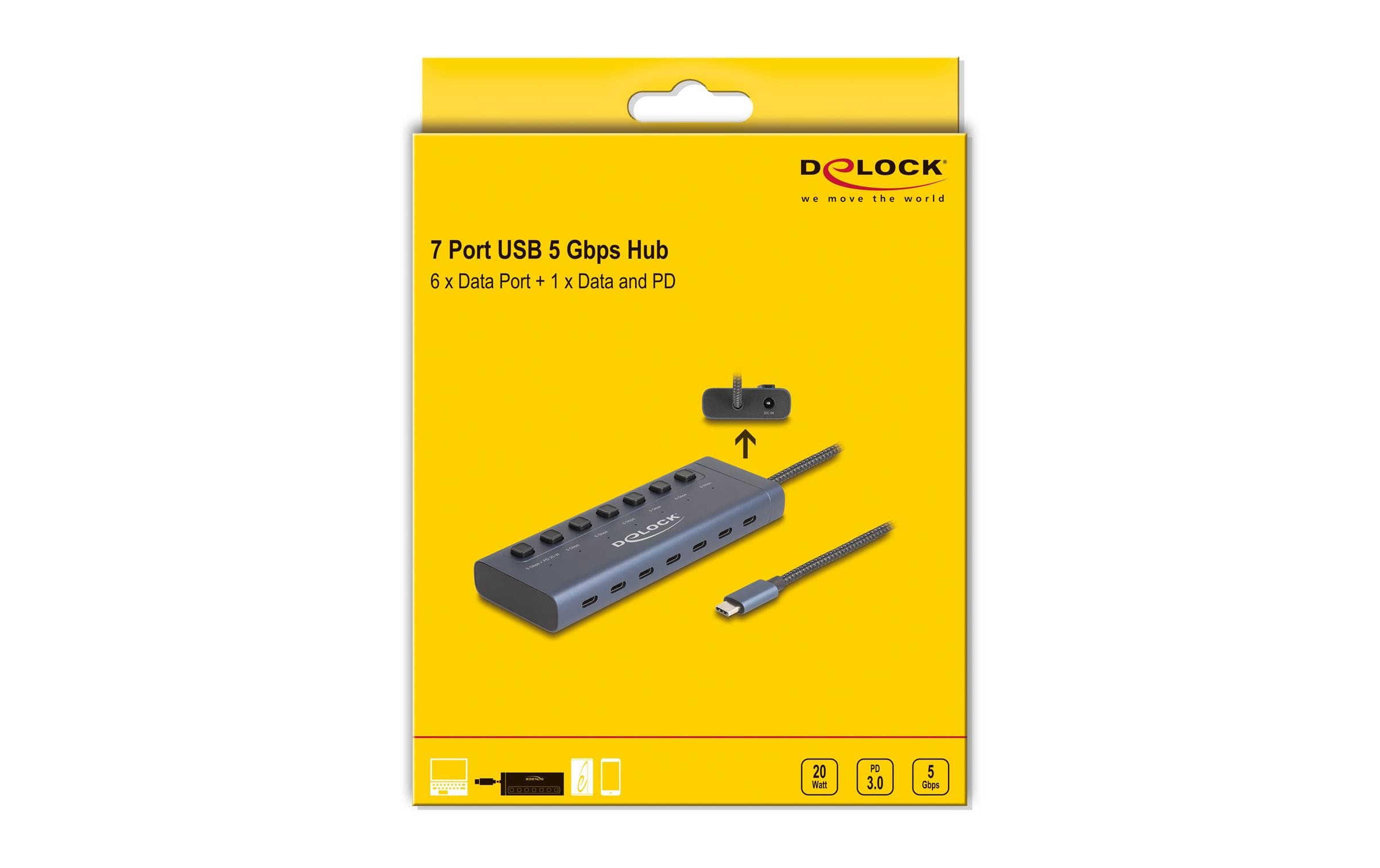 Delock USB 5 Gbps Hub