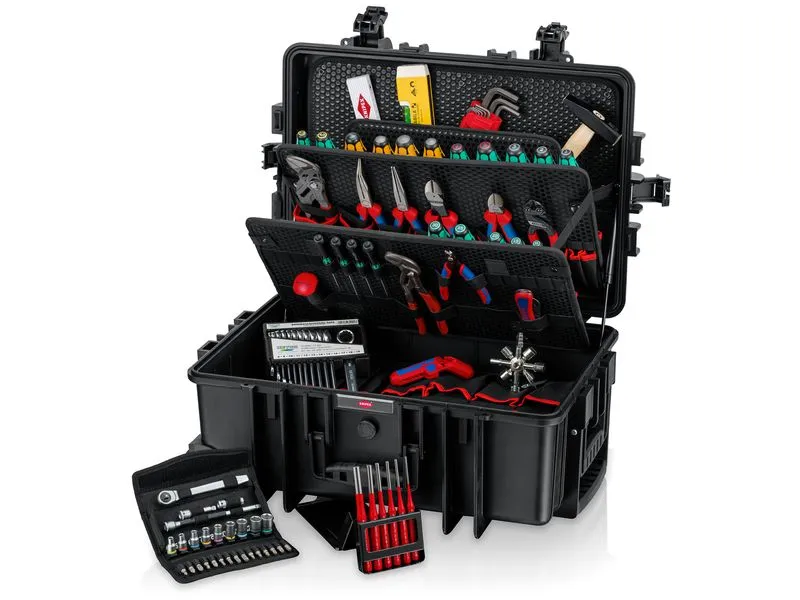 Knipex Werkzeugkoffer Robust45 Move Mechanik, 90-teilig Knipex Werkzeugkoffer Robust45 Move Mechanik, 90-teilig