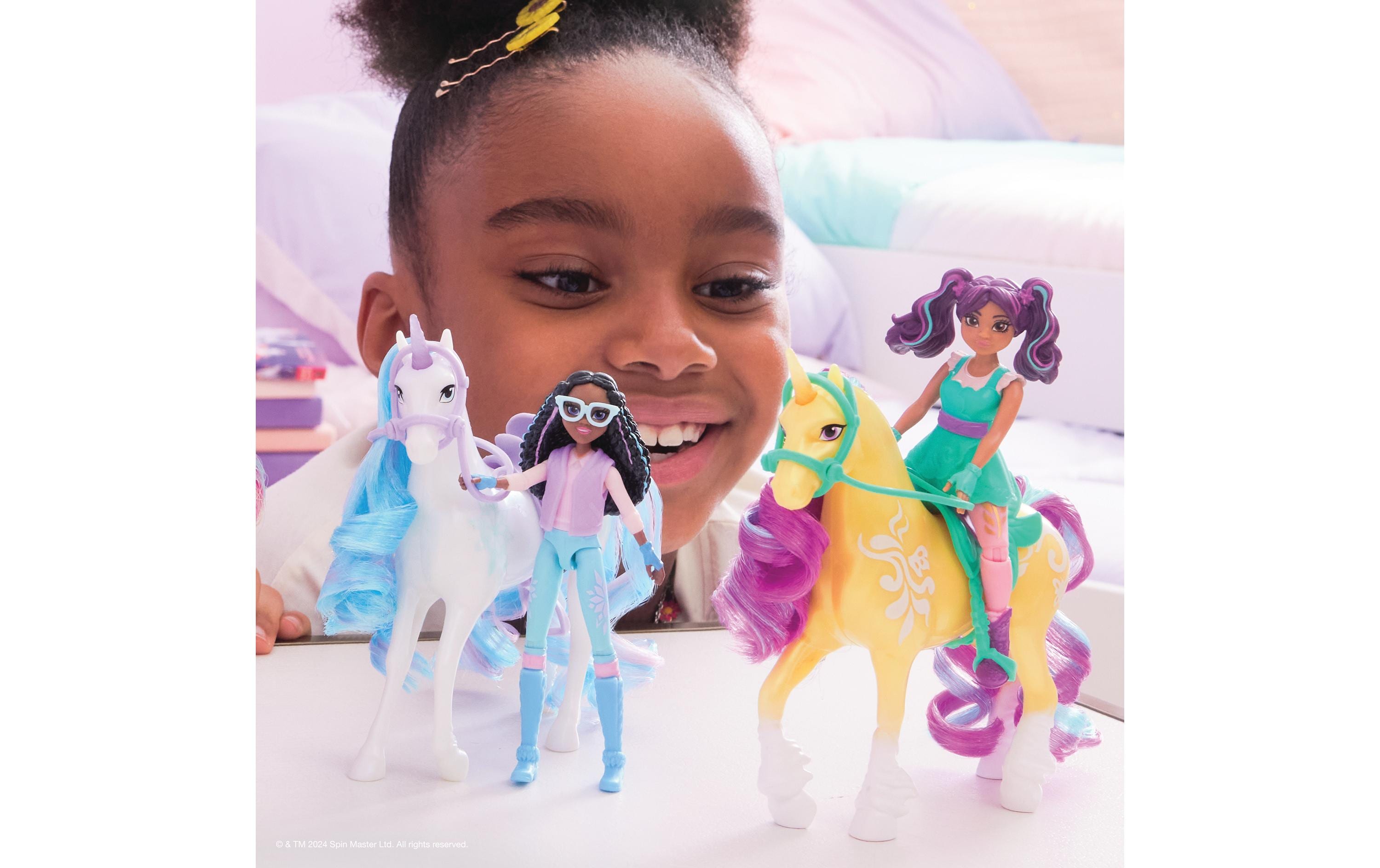 Spinmaster Unicorn Academy Layla Doll & Glacier Unicorn