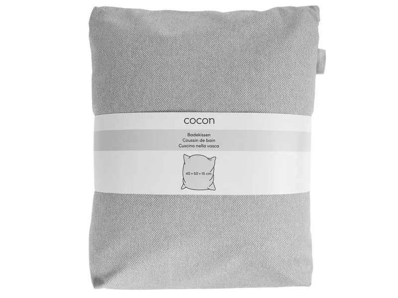 COCON Badekissen 40 x 50 x 15 cm, Grau COCON Badekissen 40 x 50 x 15 cm, Grau