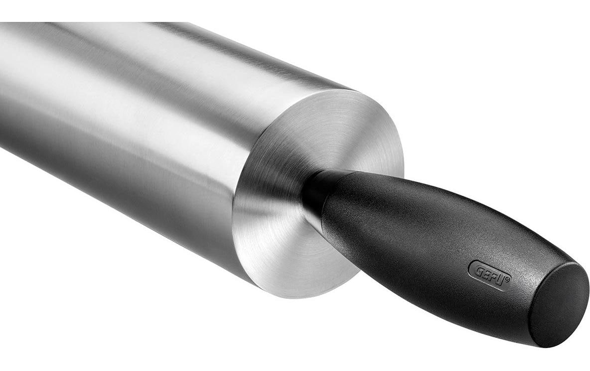 GEFU Wallholz Teigrolle Rotolo Silber