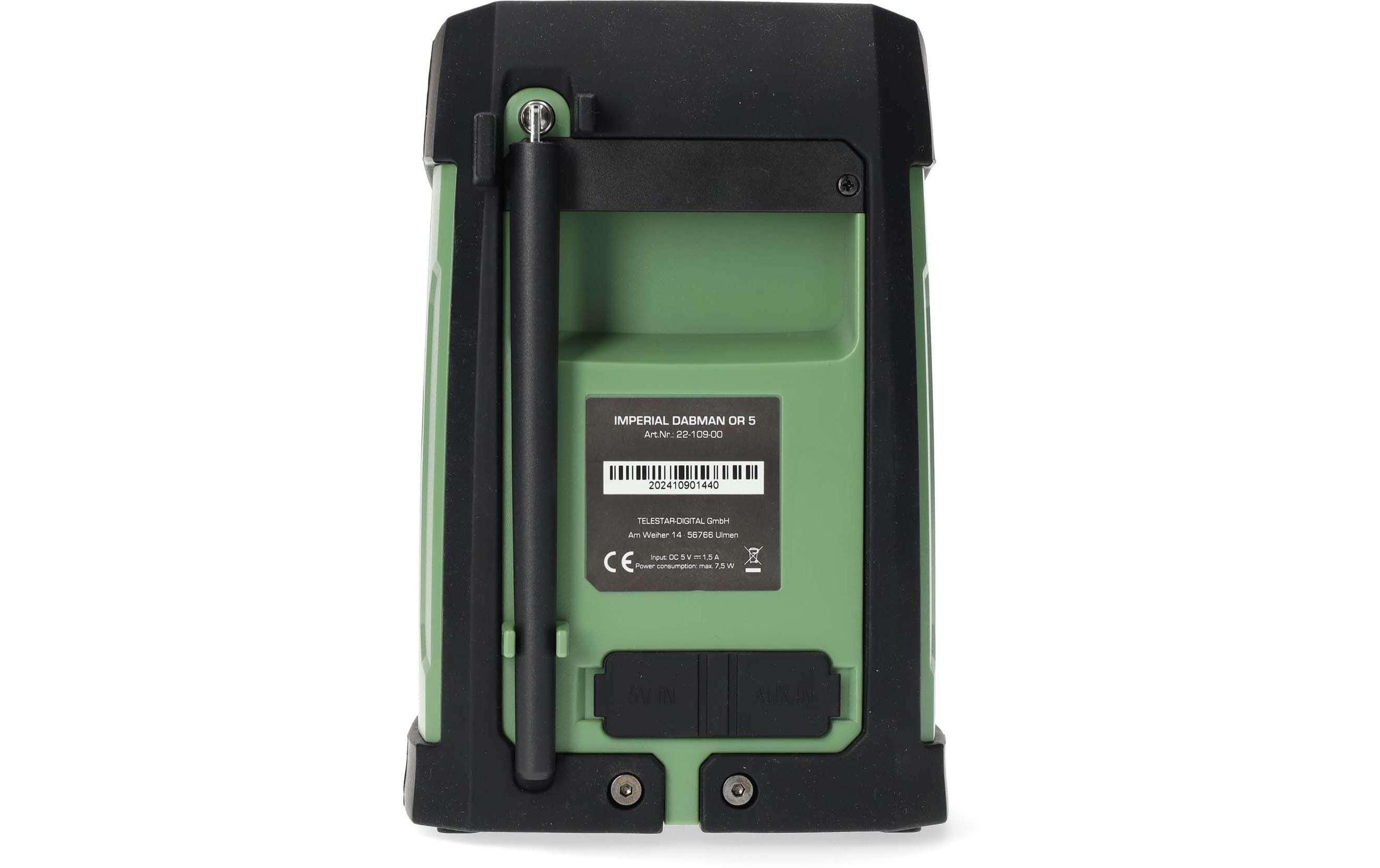 Imperial DAB+ Radio Dabman OR 5 Grün/Schwarz