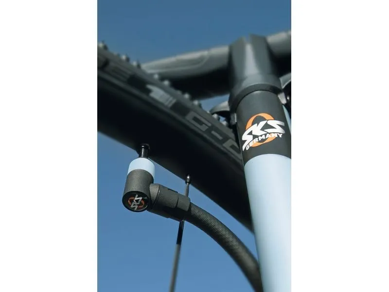 SKS Air-X-Plorer 10.0 Stahl, Clik Valve, blau/schwarz