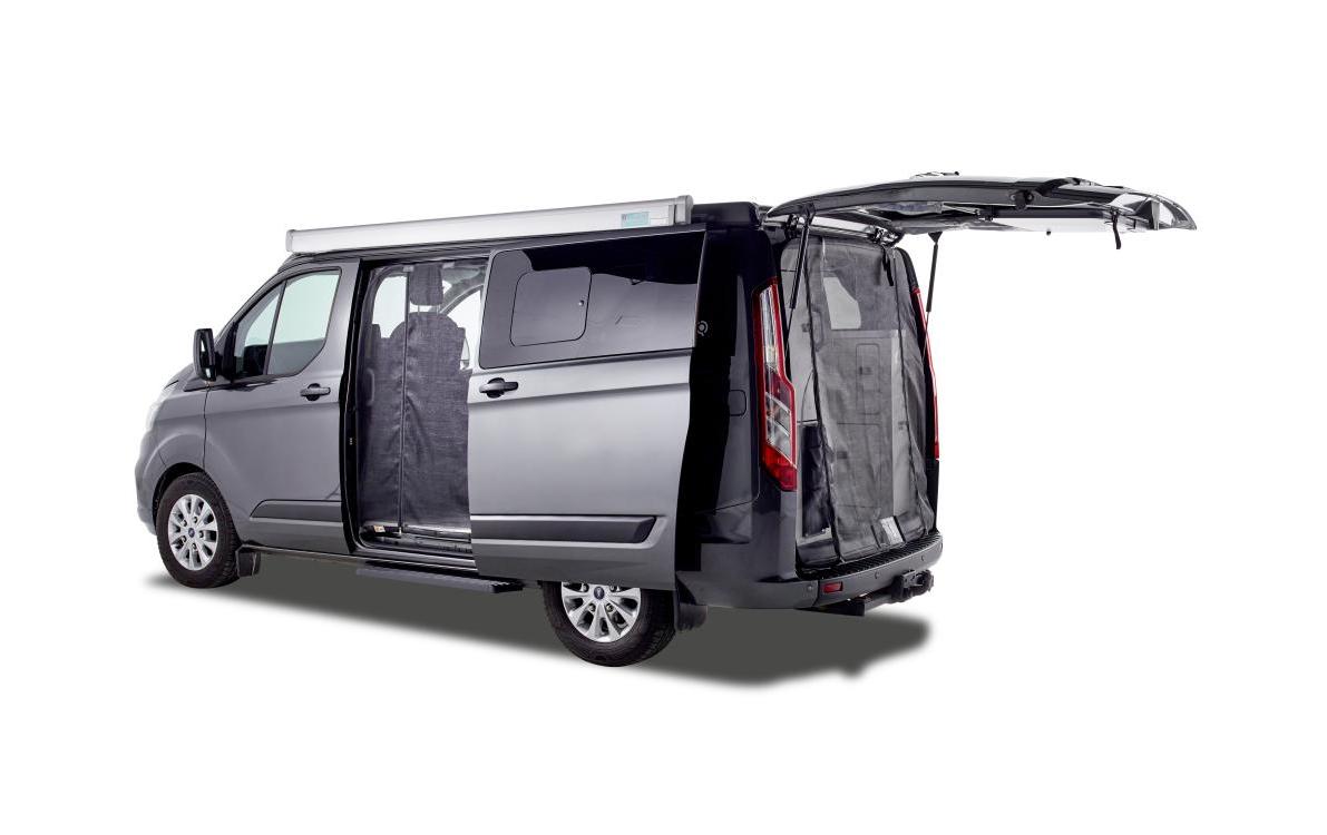 Van Quito Moskitonetz mit Schiebetüren, links Van Quito Moskitonetz mit Schiebetüren, links