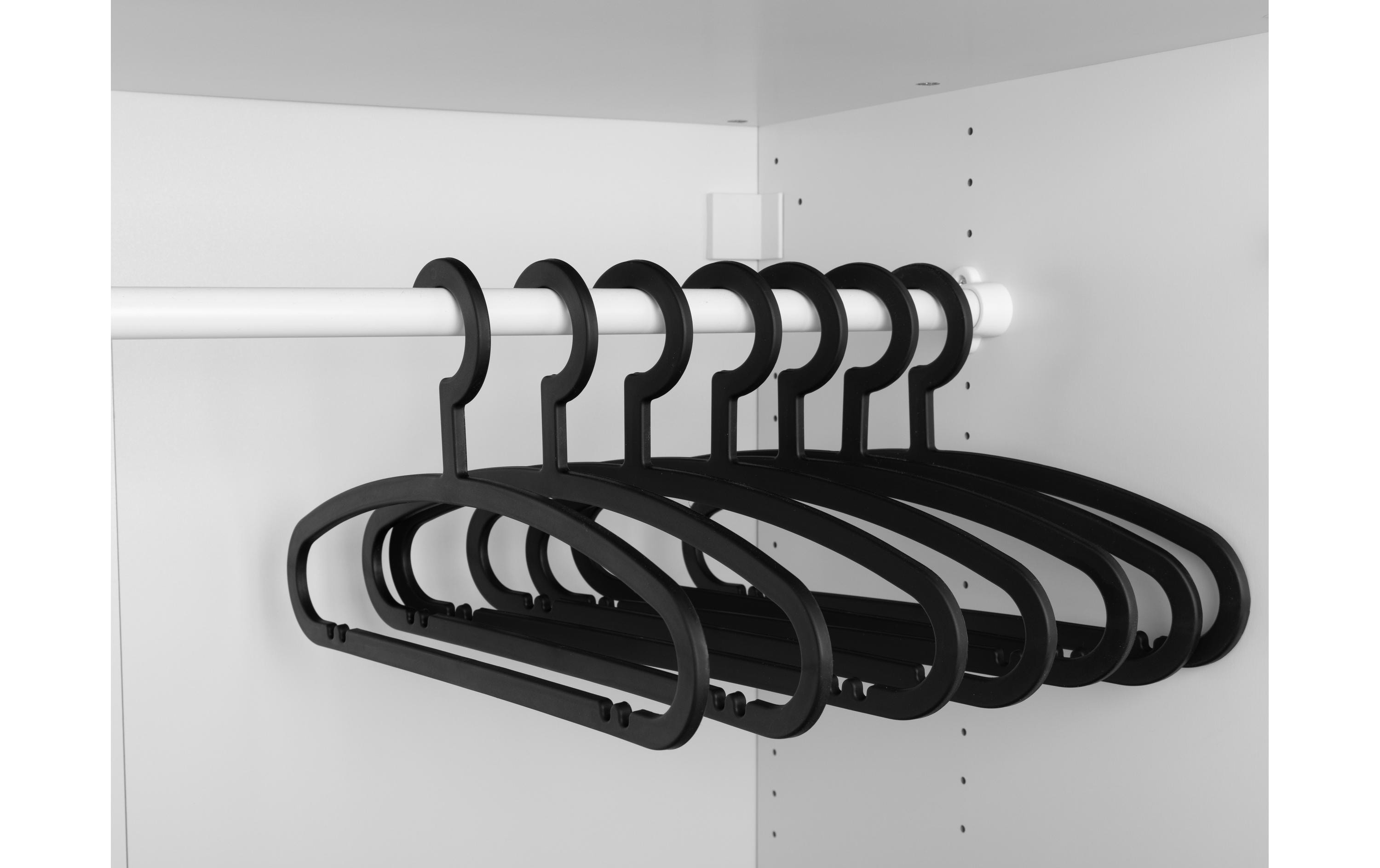 COCON Kleiderbügel 20 Stück, Schwarz