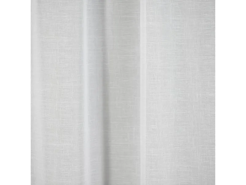 Casa Leon Tagvorhang mit Faltenband Wiola, 140 cm x 175 cm, Weiss