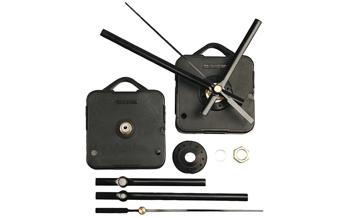 Creativ Company Uhrwerk Schwarz, max. Plattenstärke: 6 mm Creativ Company Uhrwerk Schwarz, max. Plattenstärke: 6 mm