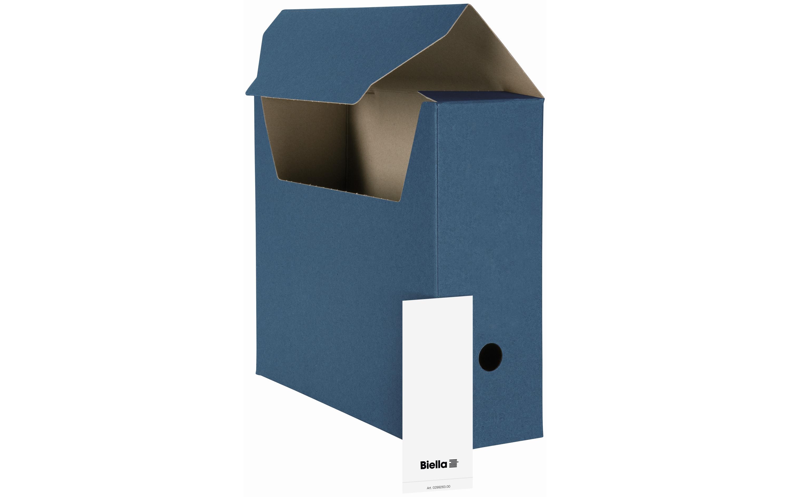 Biella Archivschachtel A4 Blau, 10 Stück Biella Archivschachtel A4 Blau, 10 Stück