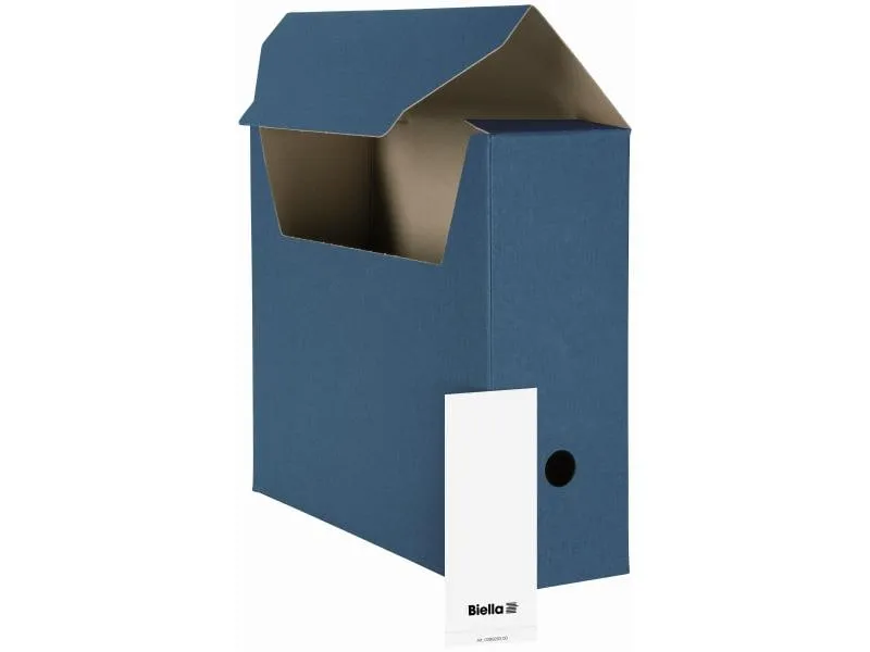 Biella Archivschachtel A4 Blau, 10 Stück Biella Archivschachtel A4 Blau, 10 Stück