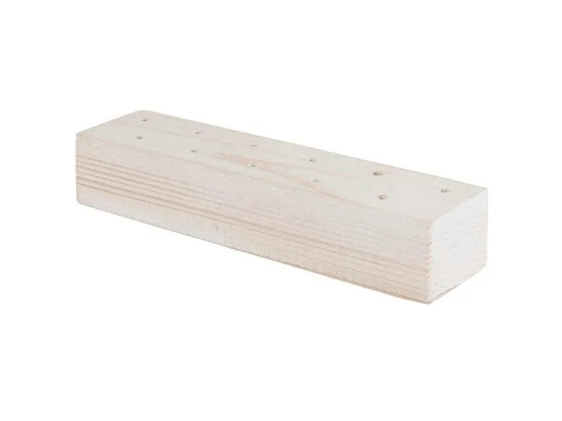 Rico Design Holzartikel Holzständer 21 x 4 x 5 cm, Weiss