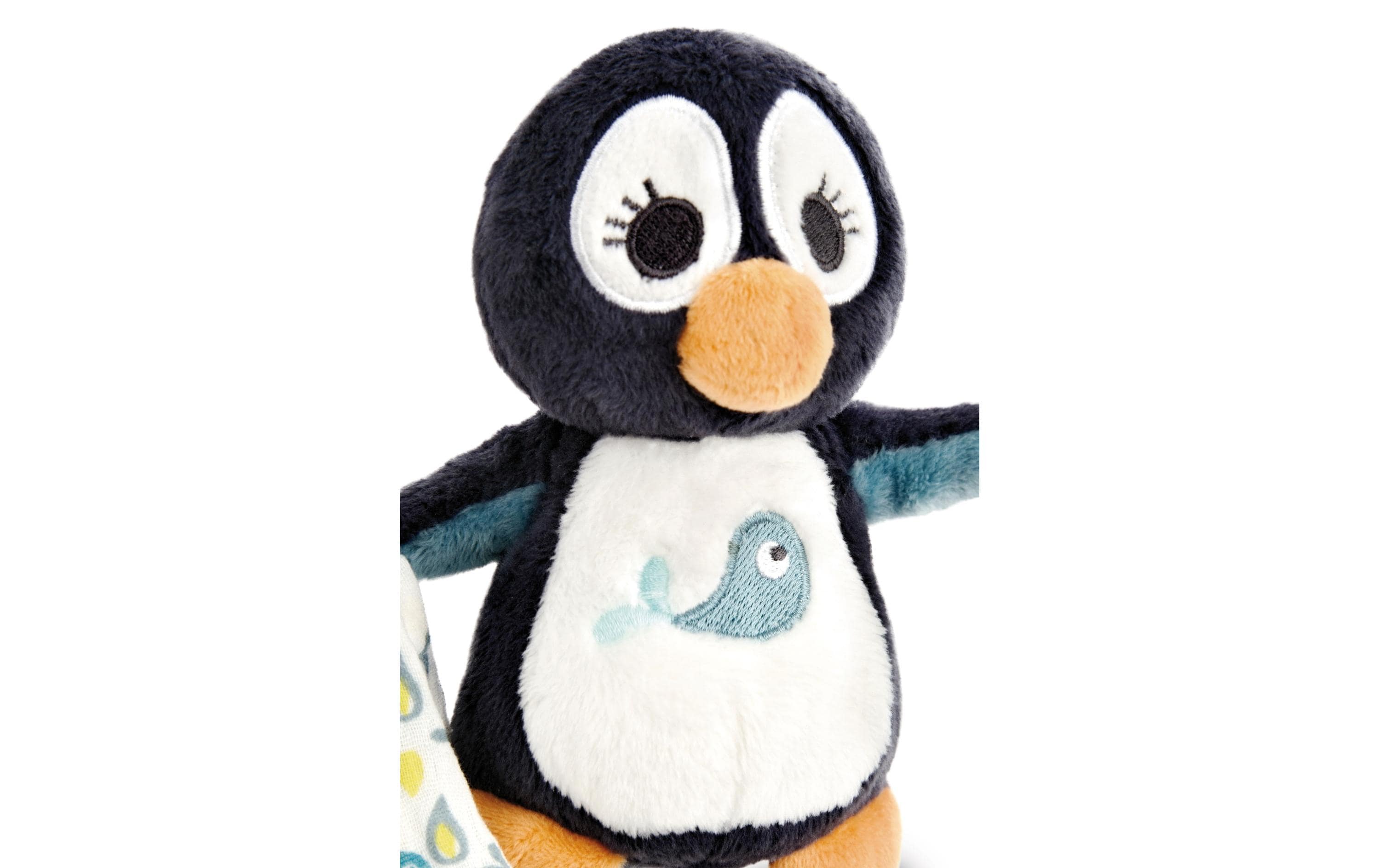 My First Nici Schmustier Pinguin Watschili mit Mulltuch