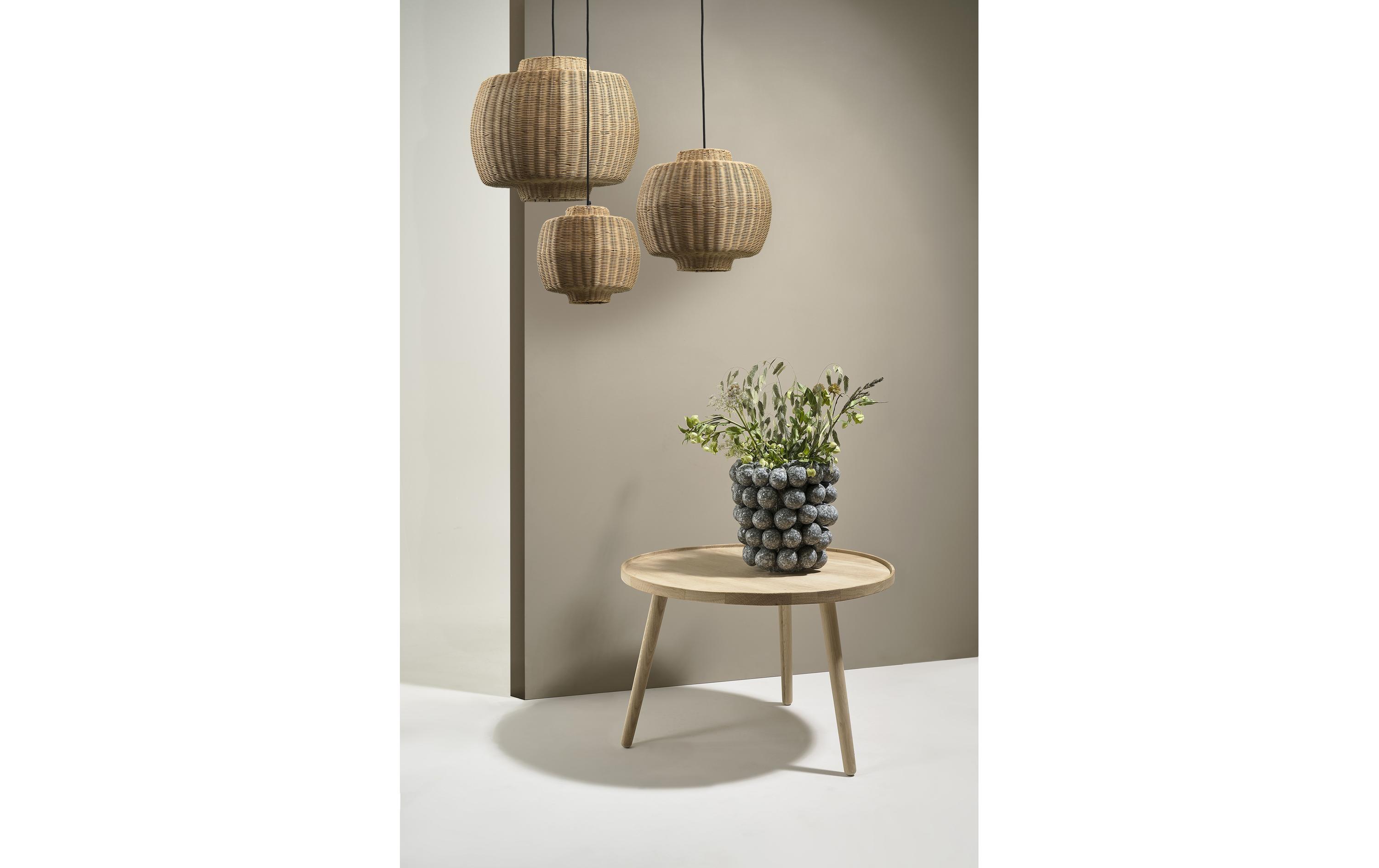 Villa Collection Pendelleuchte Vilna Ø 30 cm, E27, 40W, Braun