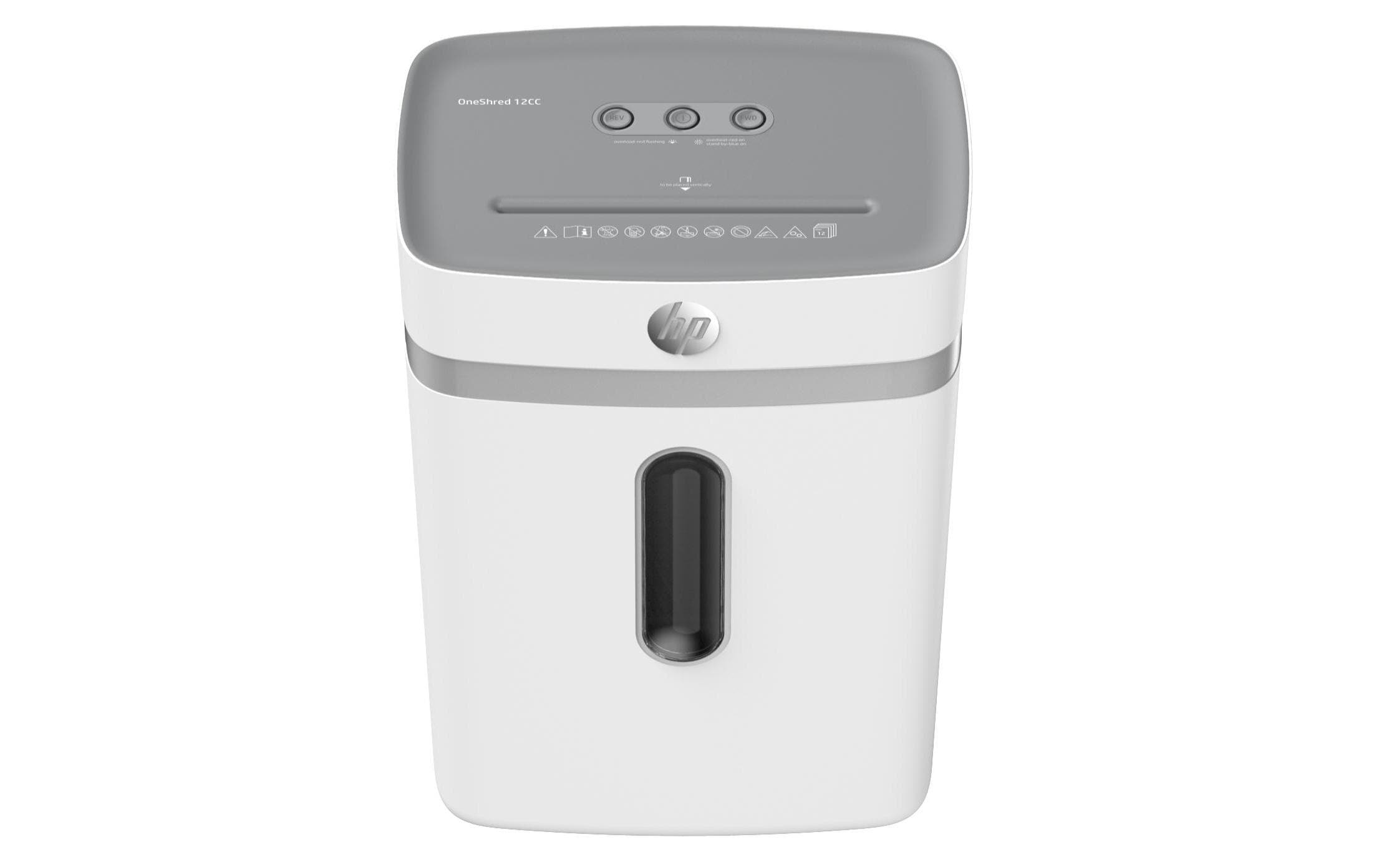 HP Aktenvernichter OneShred 12CC P-4, 12 Seiten